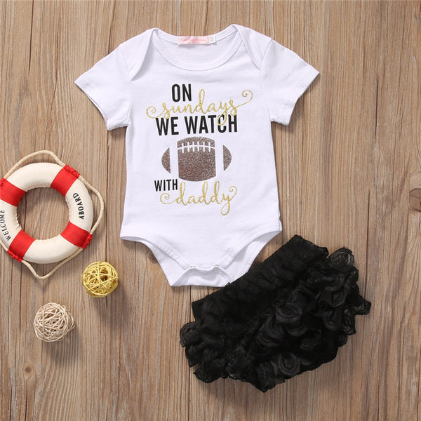 We Watch Football With Daddy 2Pcs – Kahlily.com